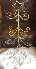 John Lewis 4ft Gold Metal Christmas Tree Star Top Luxury Present Hanger Outdoor