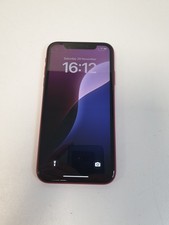 Apple iPhone Xr Unlocked 64Gb RED 80% Battery Health Cracked back