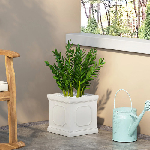 Outdoor planter antique white - outdoor,