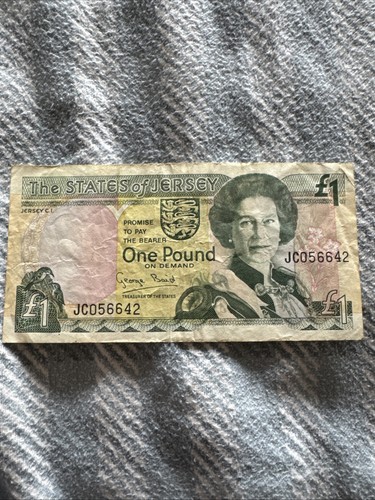 One pound note from - note, the
