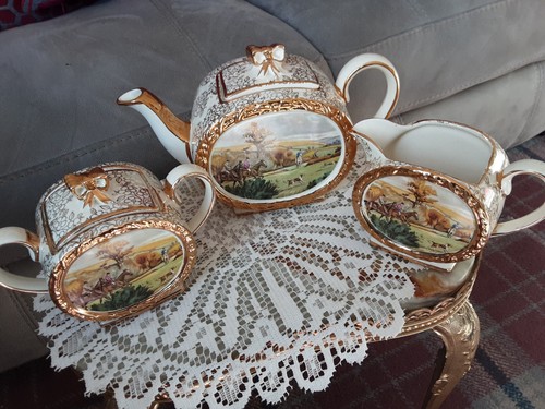 Vintage sadler tea set - tea, pat