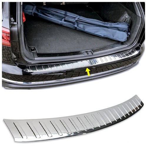 Chrome rear bumper protector - rear,