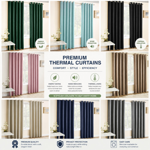 Thermal blockout curtains - thermal,