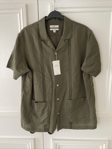 Men linen blend shirt - men’s,