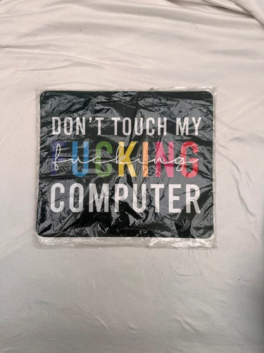 Funny novelty mouse mat - , with