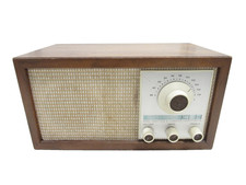 Vintage KLH Model Twenty One 21 FM Table Radio Wood Cabinet