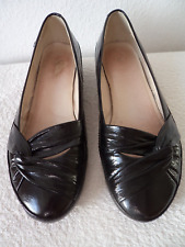 K Wide Fit Black Patent