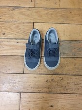 Unisex Kids Grey American Eagle Hook & Loop Shoes U.K (8.5) EU (29) L44