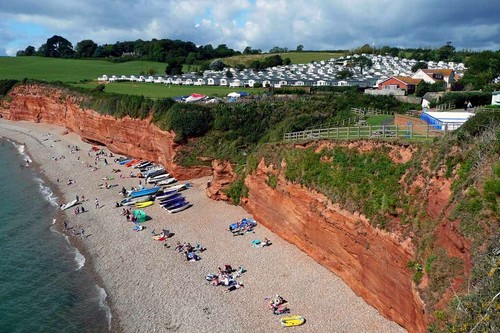 Ladram bay otterton jurassic - bay,