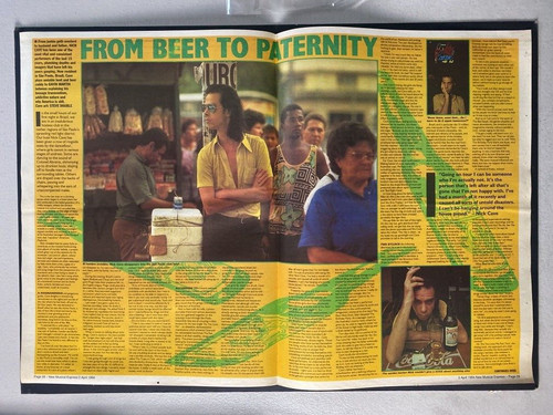 Nick cave double page - double, nme
