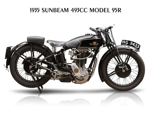 1935 sunbeam 493 model 95r - 1935,