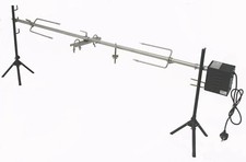 BBQ Charcoal Lamb Hog Roast Rotisserie Spit Tripod Set - Up to 20kg 