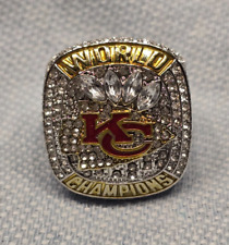 Superbowl LVIII Ring Metal 2023/24 Kansas City Chiefs Mahomes NEW NFL With Box