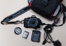 Olympus EVOLT E-410 10.0MP Digital SLR Camera Black (Kit w/ 14-42mm Lens) Works