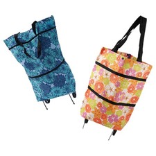  2 Pcs Folding Grocery Bag