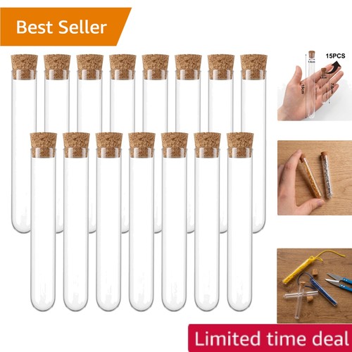 Transparent 15pcs tubes with - ,