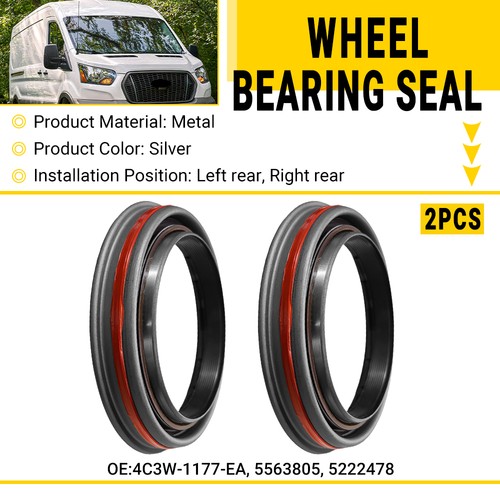 Rear axle wheel hub oil - axle, seal