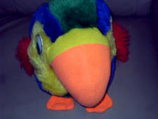 COLOURFUL BIRD PARROT/ MACAW  with sweaker HAND PUPPET