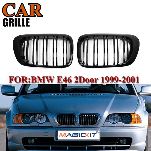 Pair glossy black dual line - glossy,