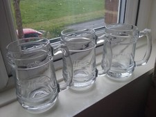 ONE Bormioli Rocco Captain Morgan Glass Crossed Swords Rum Beer Tankard/Stein