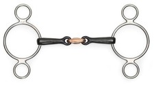 Shires Two Ring Sweet Iron Gag 4.5" 5" 5.5" 6" ALL SIZES