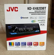 JVC Bluetooth Digital Media Receiver Car Radio Stereo DAB USB iPhone KD-X482DBT