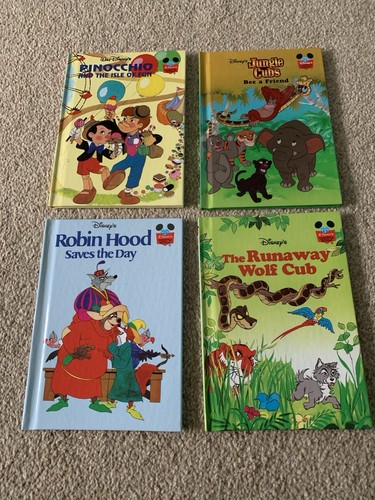 Disney grolier books - 4,