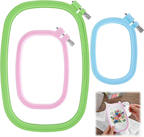 3pcs square embroidery hoops - embroidery,