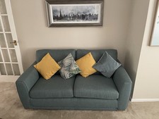 SKY (DUCK EGG) 2 Seater Sofa X2 Brand New One Month Old with 15year Warranty UK