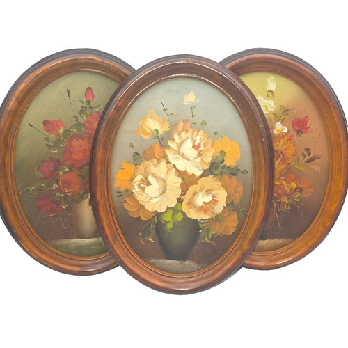 Vintage set hand - set, painted