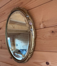 Vintage Peerart Gold Gilt Oval