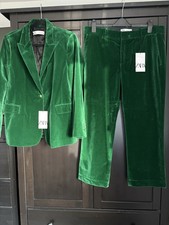 ZARA WOMENS EMERALD GREEN