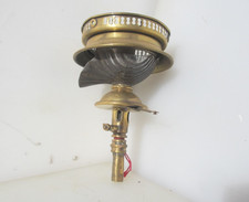 Victorian brass gas light - brass,