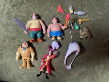 Disney Famosa Peter Pan Character Figure Bundle - Hook, Native Indians & More