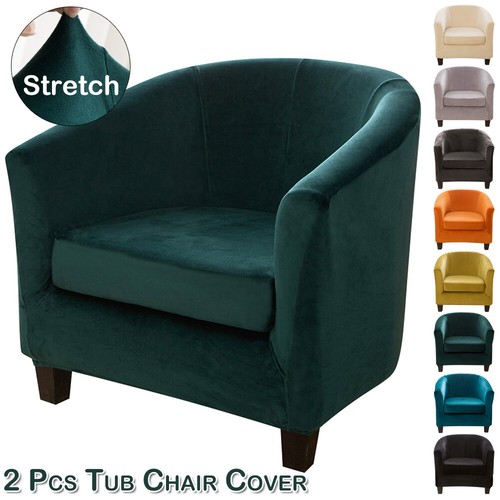Stretch velvet club - velvet, chair