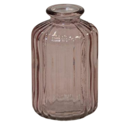 Satchville ribbed glass bottle - ribbed,