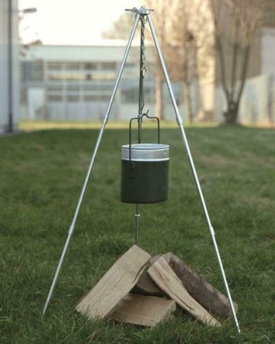 Mil tec fire cooking - fire, tri-pod