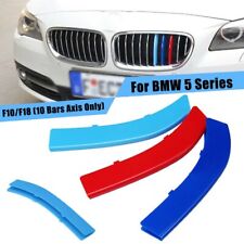 3x M Sport Kidney Grille Grill Cover Stripe Clip For BMW 5 Series F10 2014-2017
