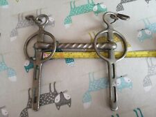 Nickel Liverpool Driving Horse Bit.  5". Great Condition.