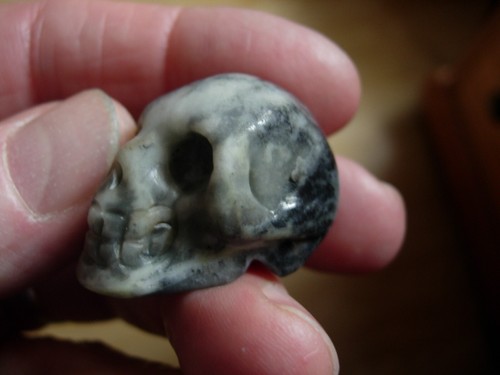 Crystal skull iona marble 4 - crystal,