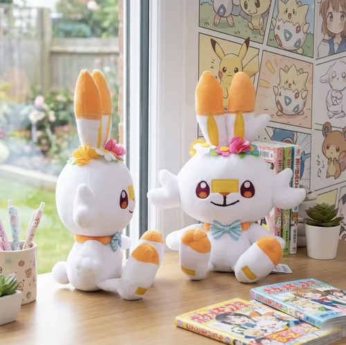 Pokémon fuzzy scorbunny plush - pokémon,