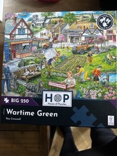 Big Hop 250 Piece Jigsaw Puzzle Complete  Wartime Green
