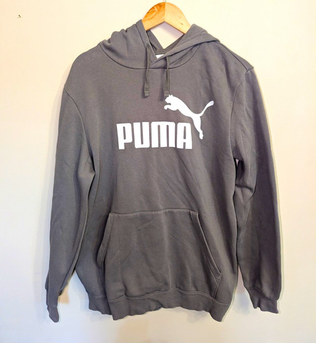 Puma grey hoodie sweatshirt - hoodie,