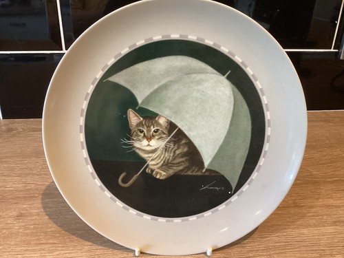 Vintage ceramic plate - vintage,