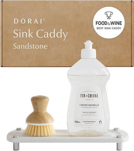 Home stone kitchen sink - stone, caddy