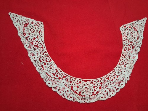 Antique cotton lace collar - #39,