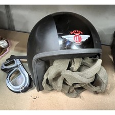 A Davida vintage crash helmet