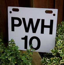 Enamel Sign Original Transport PWH 10 Railway Train Bus Underground Garnier Sign