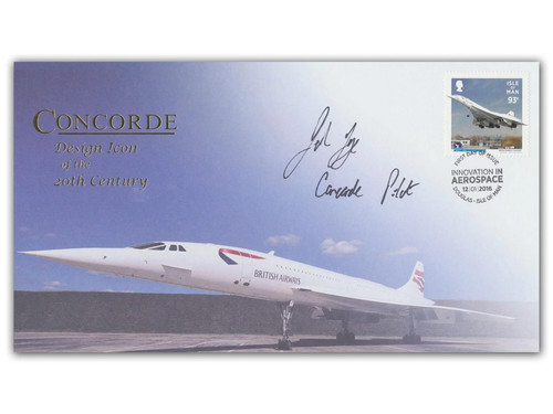 John tye autograph concorde - tye, |