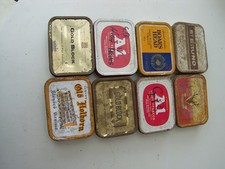 USED VINTAGE TOBACCO TINS